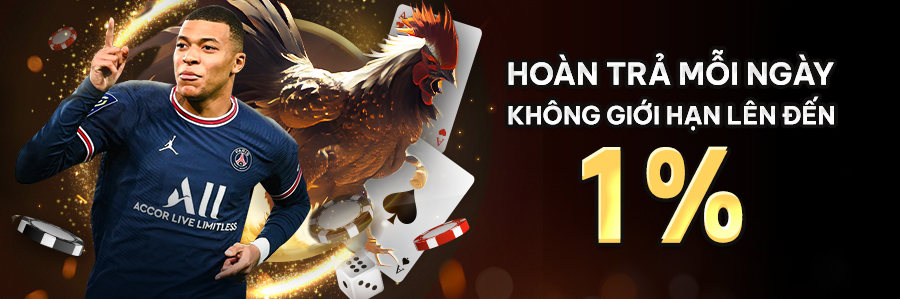 Hoàn trả hàng tuần cực khủng lên đến 1 %