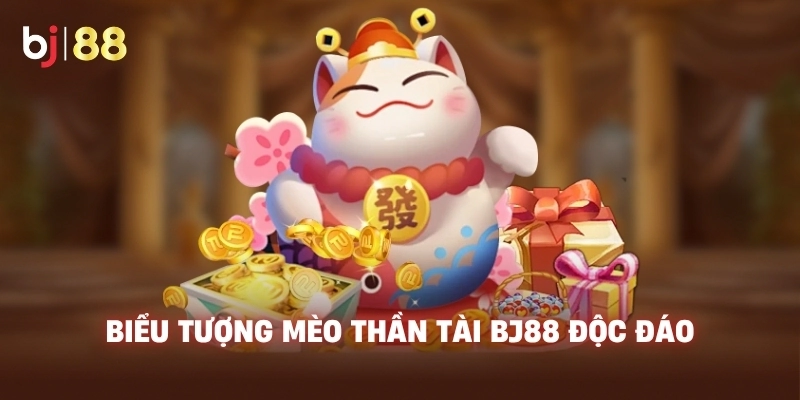 Biểu tượng Mèo Thần Tài BJ88 độc đáo